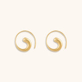 Wave Hoops - Jewelry de Corner